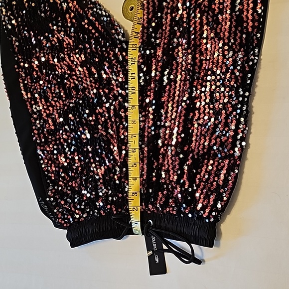 Dollskill Club EXX, Rainbow Sequin Pants, Size Small, NWT - Picture 7 of 16